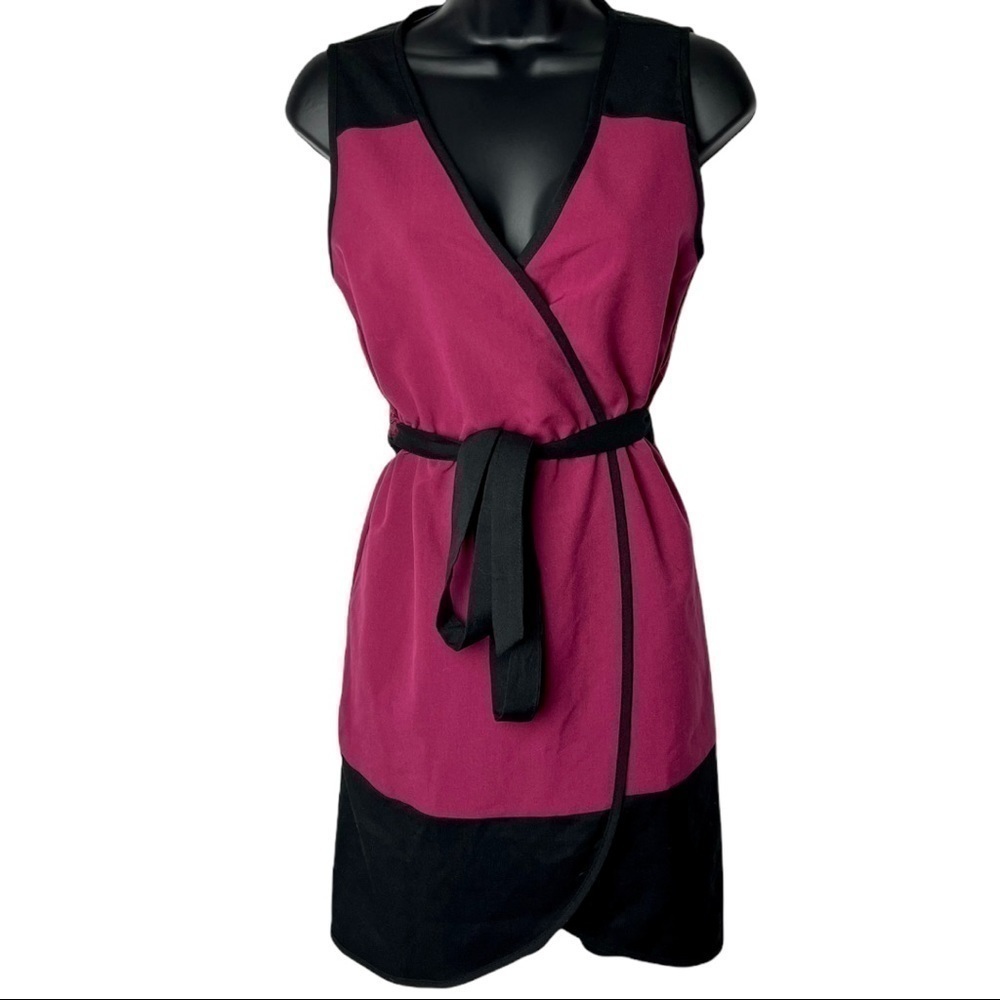 𝅺Vintage Ya Los Angeles Wrap Sleeveless Dress S